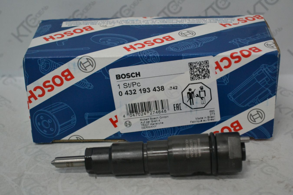Картинка 0432193438 форсунка в сборе с доставкой по всей россии. ктс-дизель