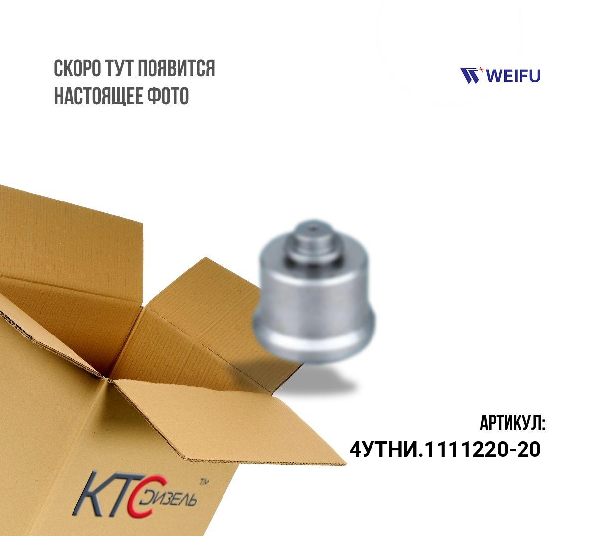 Картинка 4утни.1111220-20 клапан нагнетательный с доставкой по всей россии. ктс-дизель