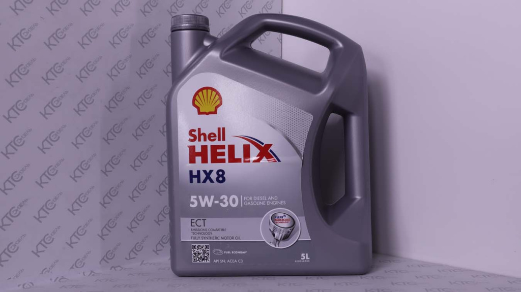 Картинка 550048100 масло моторное 5w30 shell helix hx8 ect 5l (германия) с доставкой по всей россии. ктс-дизель