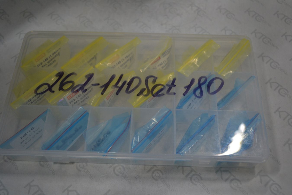 Картинка 262-140-set-180 шайбы регулировочные набор (18 размеров по 10 шт. с 1,05 по 1,90 ) 180 шт. с доставкой по всей россии. ктс-дизель