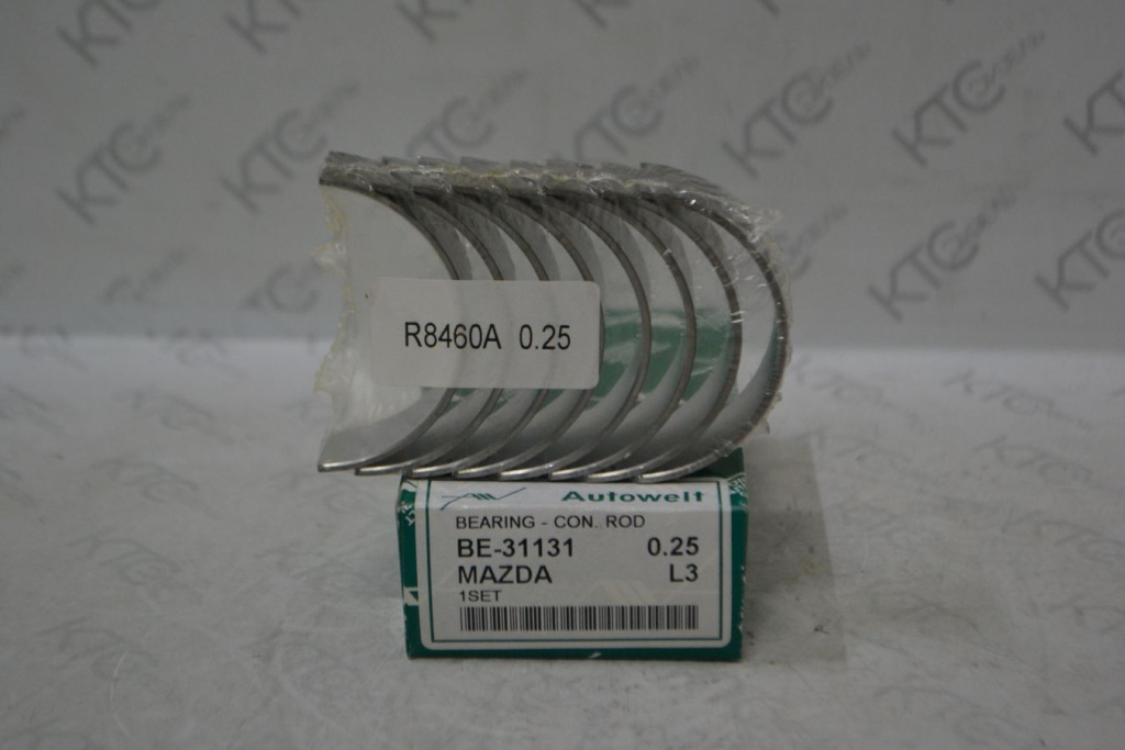 Картинка be-31131 вкладыши шатунные 0.25 mazda l3 с доставкой по всей россии. ктс-дизель