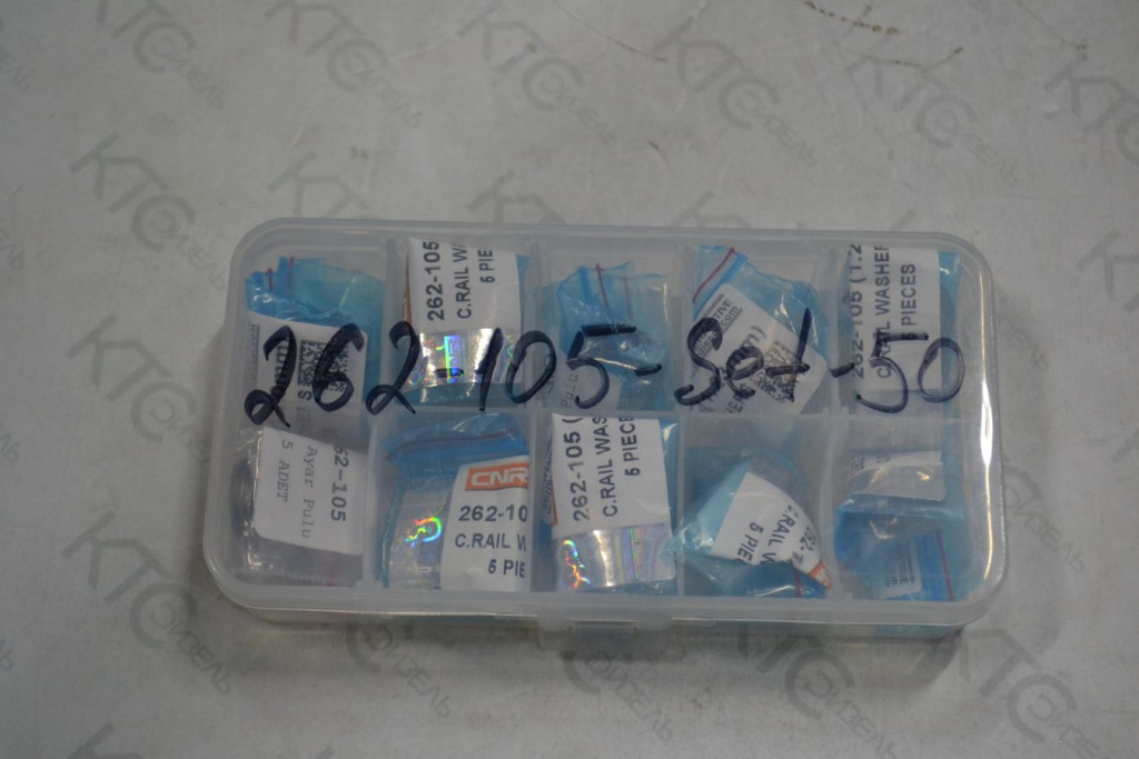 Картинка 262-105-set-50 шайба регулировочная набор cnr (10 размеров с 1,20 по 1,29 . по 5 шт.) (50 шт.)  с доставкой по всей россии. ктс-дизель