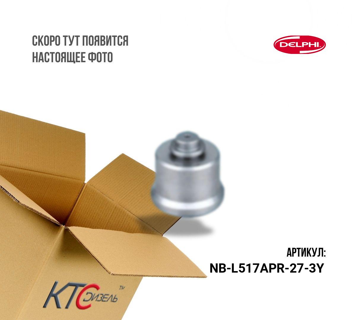 Картинка nb-l517apr-27-3y ремкомплект смарт daf106 (распылитель (517) + проставка (27)+ клапан(3y)) (оригинал без упаковки) с доставкой по всей россии. ктс-дизель