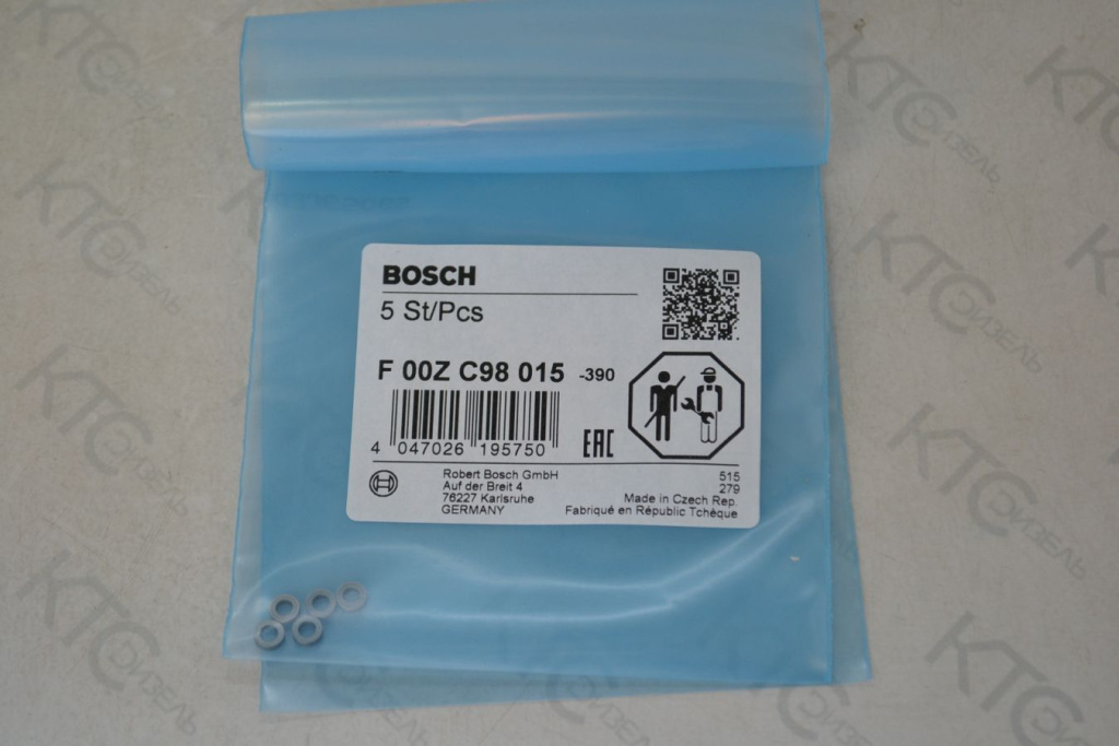 Картинка f00zc98015 шайба cri группа e 1,60  f00vc60610/f00zc99241 с доставкой по всей россии. ктс-дизель