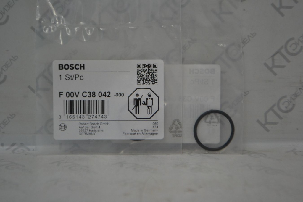 Картинка f00vc38042 уплотнительное кольцо форсунки с доставкой по всей россии. ктс-дизель
