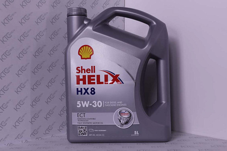 Масло моторное 5w30 shell helix hx8 ect 5l (германия)