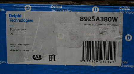Тнвд 8920a360w / 8920a361w / 8920a362w / 8920a363w