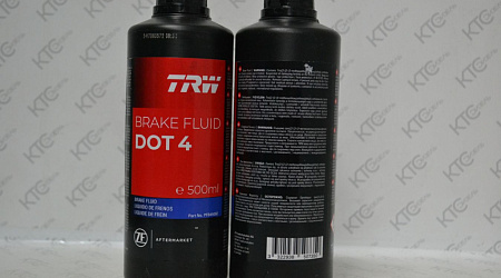 Жидкость тормозная dot 4 (0,5 литр)
